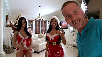 Bubble Butt Christmas Special – Rebeca Linares & Abella Anderson