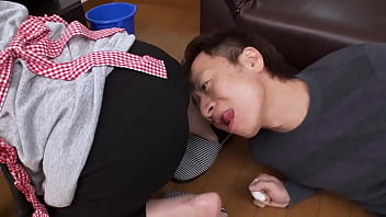 White Panty Maid Riri’s Year-end Anal Cleaning 2