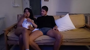 Ice Cream And Netflix For A Hot Blowjob And Anal Sex