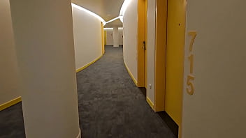 Four-way Hotel Room Orgy: Lesbian Double Anal Penetration